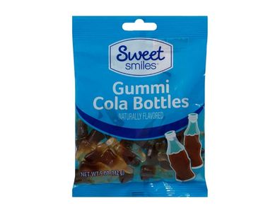 bolsa de gomitas de Botellas de cola Sweet Smiles, 5 oz