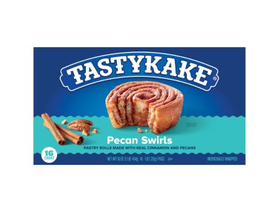 Pastelito Tastykake Remolinos de nueces de 16 rollos de hojaldre envueltos individualmente