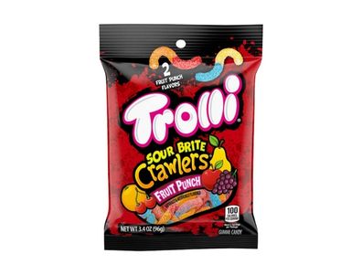 bolsa de Trolli Sour Brite Crawlers Ponche de frutas