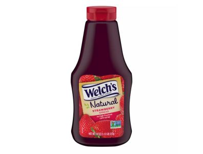 Mermelada para untar Welch de fresa natural de 19,8 oz