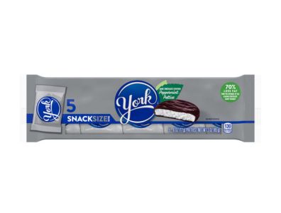 chocolate YORK amargo con sabor a menta 5 unidades
