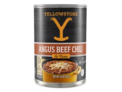 Chili Yellowstone con carne Angus sin frijoles, lata de 15 oz