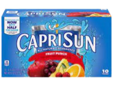 jugo Capri Sun Fruit Punch sobre de 10 6 oz