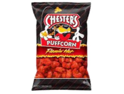 Chester puffcorn flaming hot