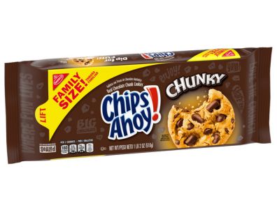 Galletas Chips Ahoy! chunky, tamaño familiar, 18 oz