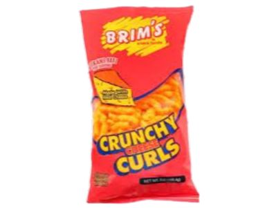 crunchy curls de Brim, bolsas de 7 oz