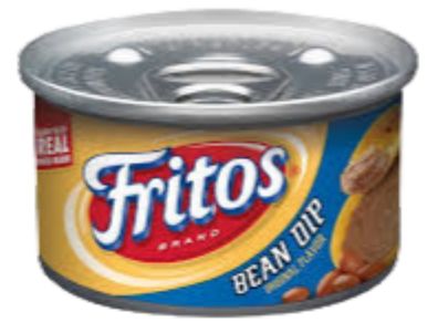 dip Fritos Originales para Untar frijol, Bote de 3 oz