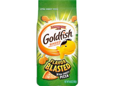 Galletas Goldfish Flavor Blasted Xtra Cheesy Pizza, bolsa de 6,6 oz