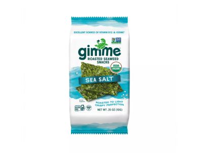 Bocadillo de algas Gimme asadas de Sal marina .35 oz
