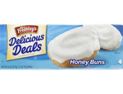 pastelitos Mrs. Freshley's Delicious Deals Honey Buns 4 piezas, 2 oz.