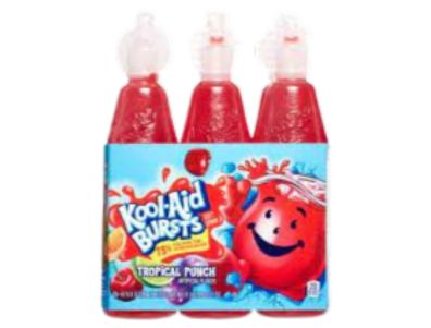 jugo Kool-Aid Tropical Punch, botellas de 6,75 oz paquete de 6