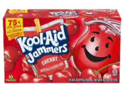 jugo Kool-Aid Jammers cereza , sobres de 6 oz paquete de 10