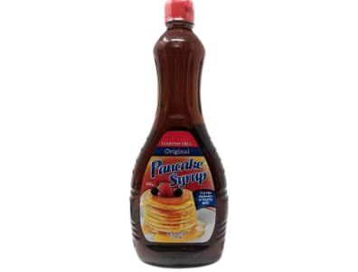 Jarabe para panqueques con sabor a mantequilla Harvest Hill, 24 oz.