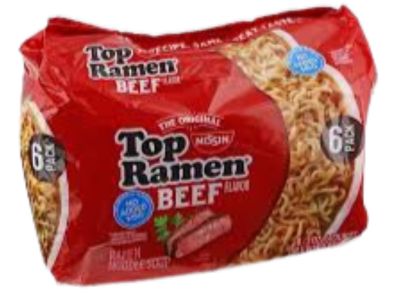 ramen Nissin Top Ramen carne de res 5 pack