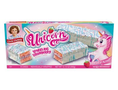 pastelito Little Debbie unicornio 8 unidades