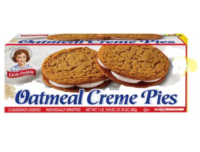 pastelito Little Debbie oatmeal creame pies 12 unidades