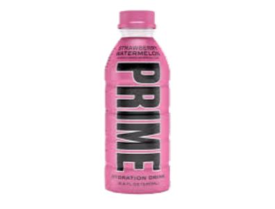 Prime fresa y sandia, 16,9 fl oz, botella de plástico individual