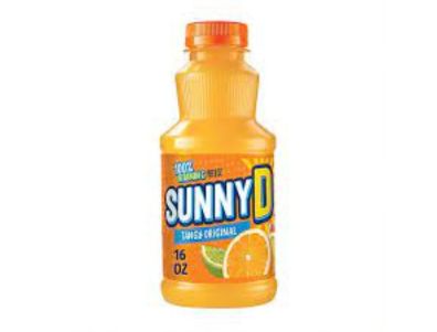 jugo SunnyD Ponche de cítricos con sabor a naranja, botellas de 56 oz